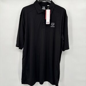Cutter & Buck Polo Shirt Mens Size 3XL  Black Ram Truck Logo DryTec‎ Wicking New